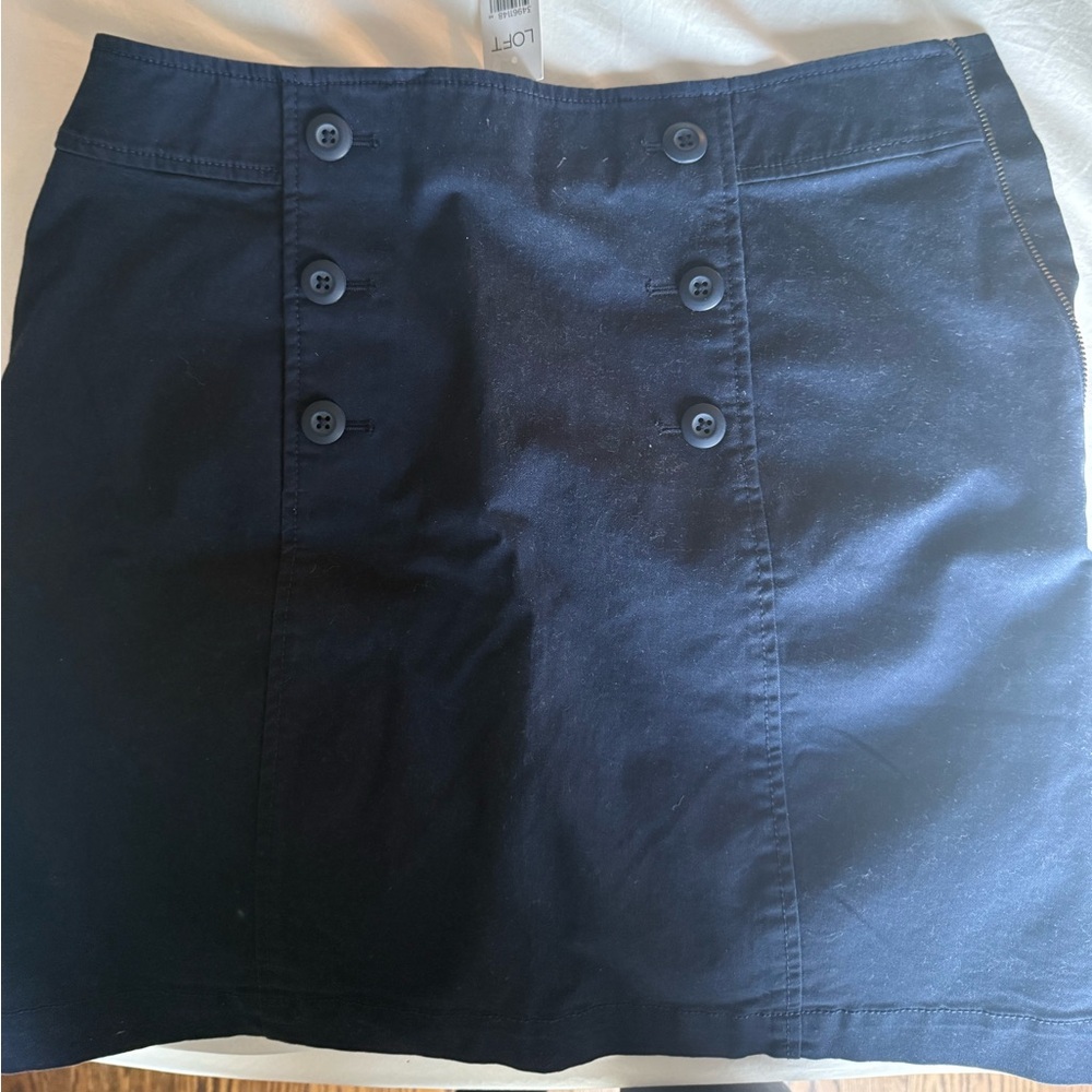Ann Taylor Loft mini skirt - navy